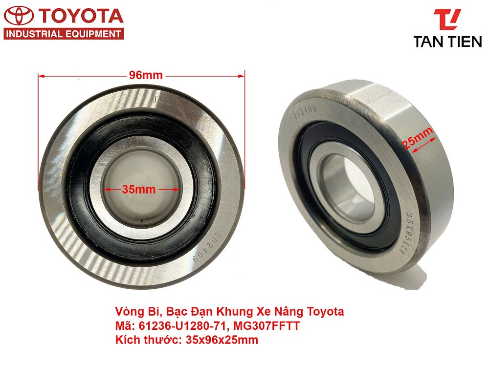 Vòng Bi Xe Nâng Toyota 61238-U1280-71